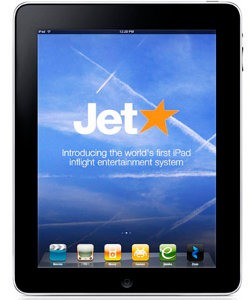 Jetstar iPad image supplied by Jetstar