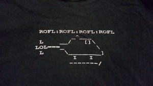 ROFLCopter as a T-Shirt