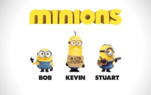 Gru's minions: Kevin, Stuart & Bob